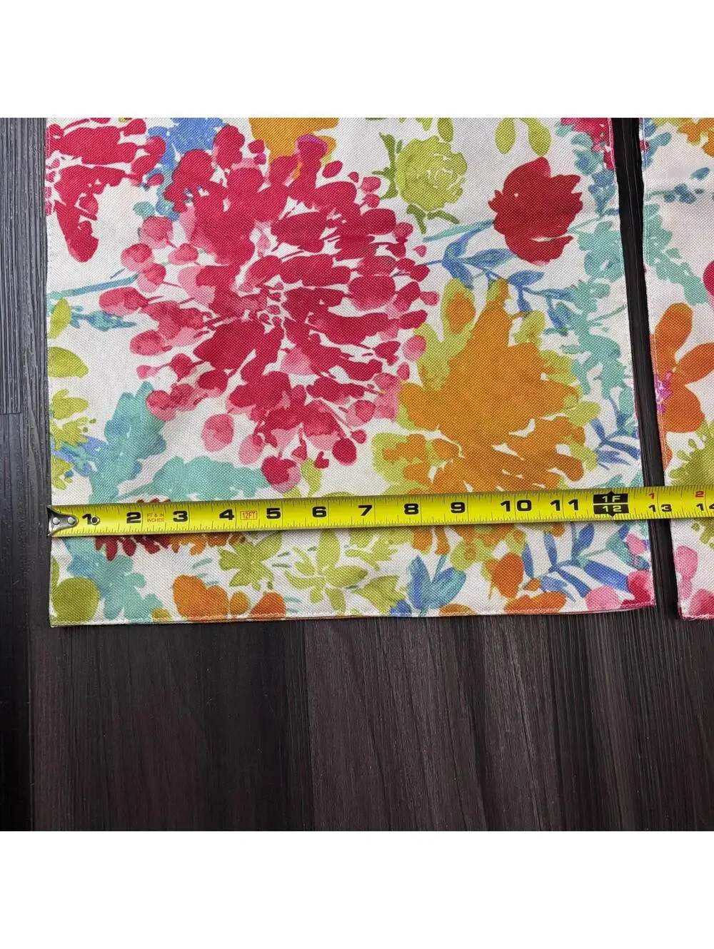 Pioneer Woman Placemats Set of 4 Reversible Wildflower Whimsy Ree Drummond